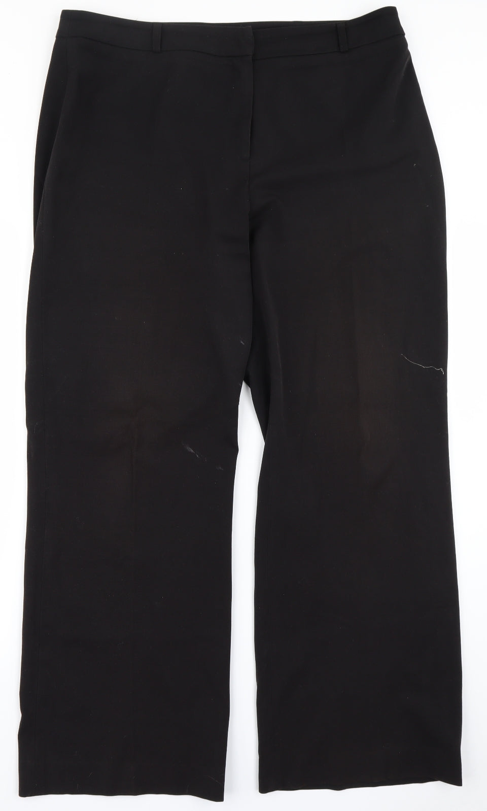 Womens UK Size 36 in CMD Regular Fit  Black Trousers