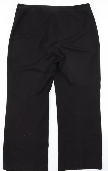 Womens UK Size 36 in CMD Regular Fit  Black Trousers