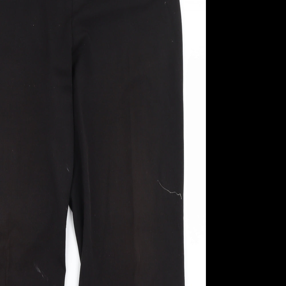 Womens UK Size 36 in CMD Regular Fit  Black Trousers