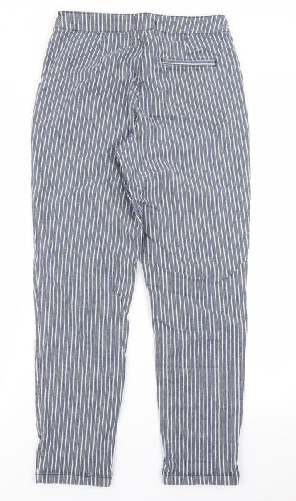 Monsoon Womens Blue Striped Denim Skinny Jeans Size 8 L26 in