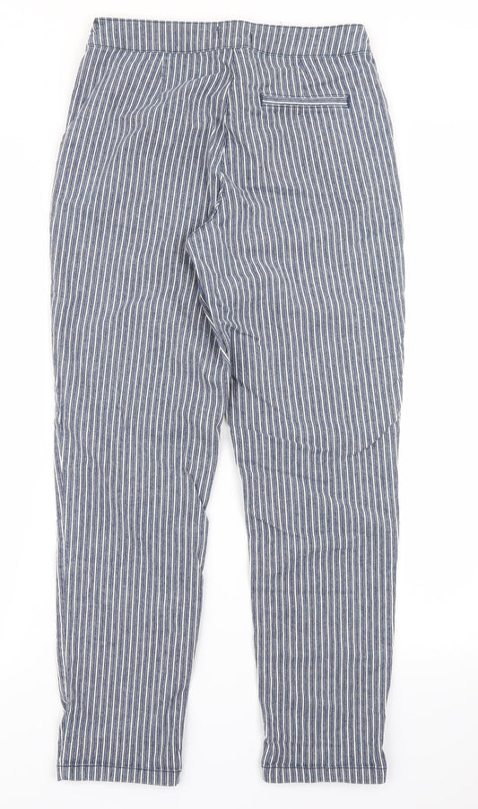 Monsoon Womens Blue Striped Denim Skinny Jeans Size 8 L26 in