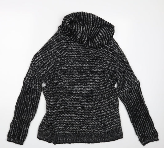 Womens UK Size One Size Yessica Black Pullover Jumper