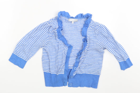Red Herring Womens Multicoloured Striped  Cardigan Jumper Size 12