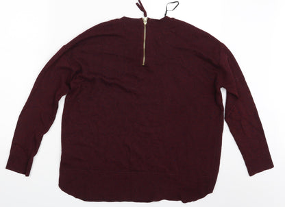 H&M Womens Purple   Pullover Sweatshirt Size M