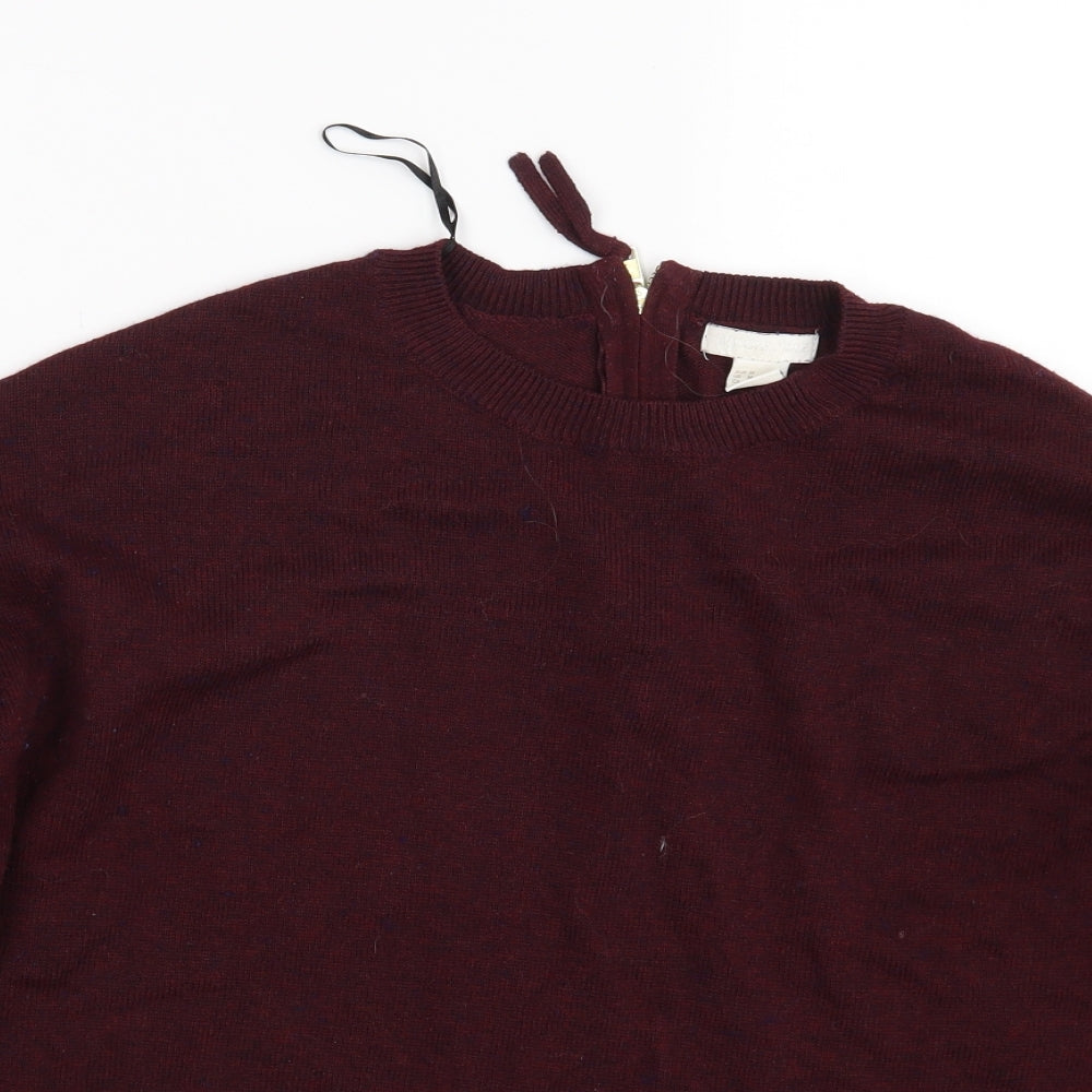 H&M Womens Purple   Pullover Sweatshirt Size M