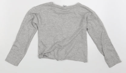 TU Girls Grey   Pullover T-Shirt Size 5 Years