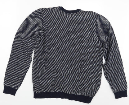 Limited  Edition  Mens Blue   Pullover Jumper Size XL