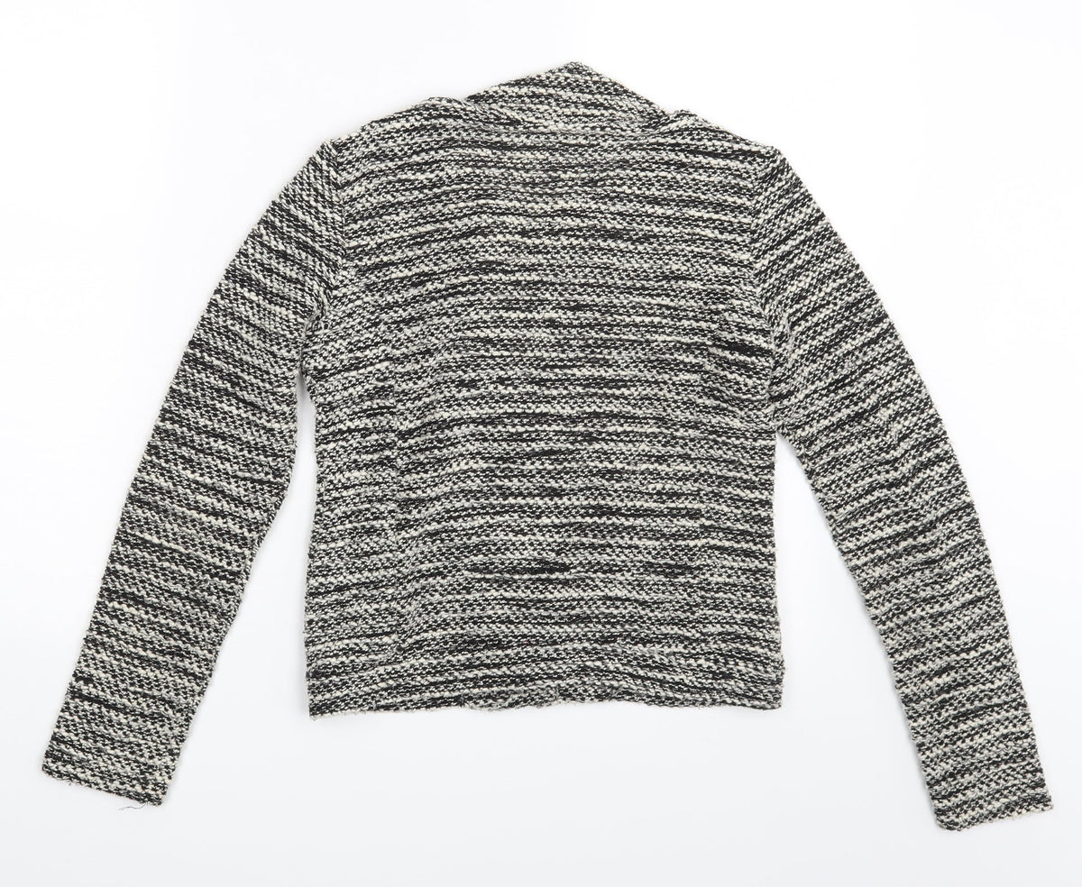 Womens UK Size S Divided Black Cardigan Jumper