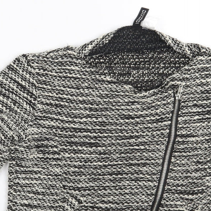 Womens UK Size S Divided Black Cardigan Jumper