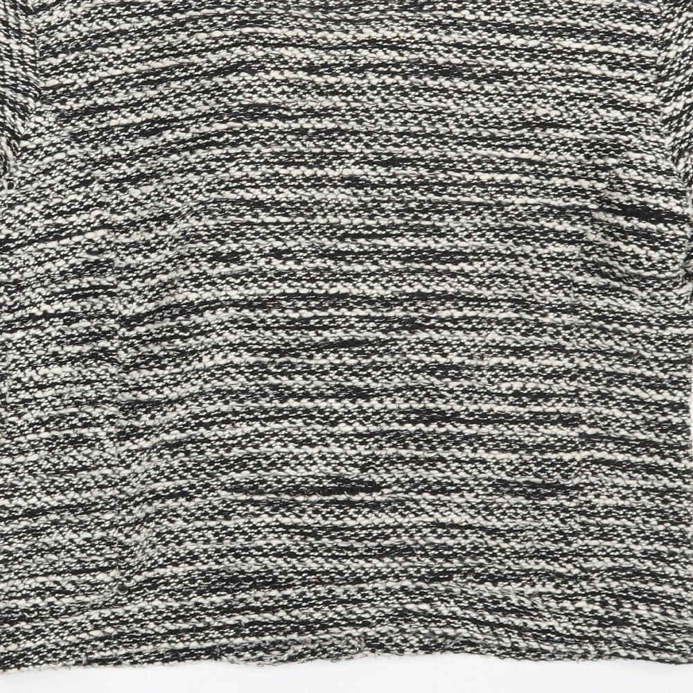 Womens UK Size S Divided Black Cardigan Jumper