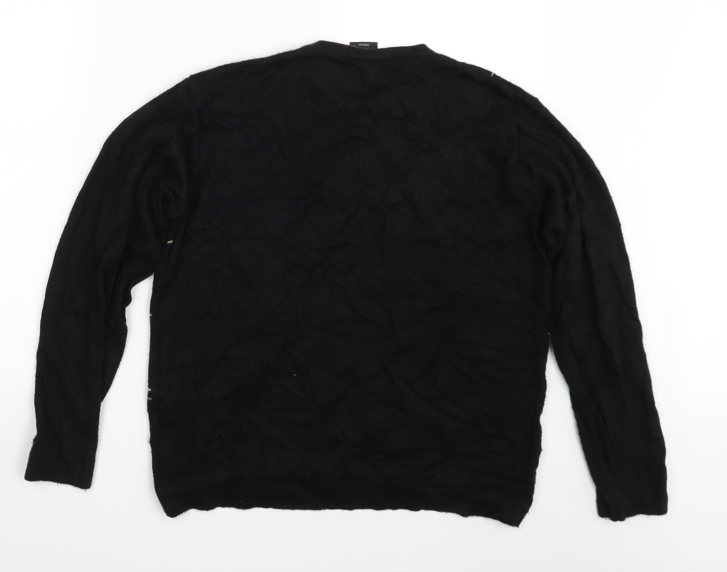 Mens UK Size M NEXT Black Pullover Sweatshirt