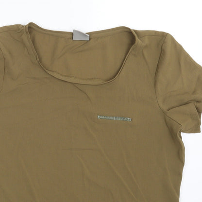 Womens UK Size L Vera Moda Green Basic Blouse