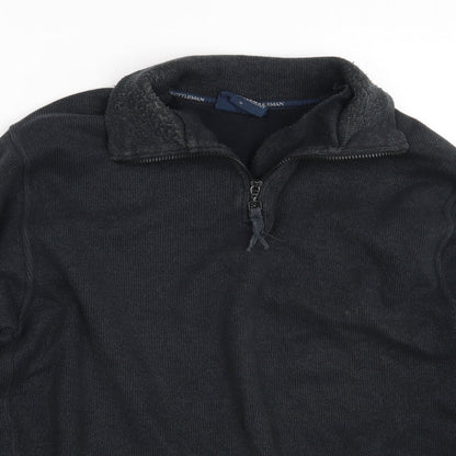 Throttle Man Mens Black   Pullover Jumper Size M