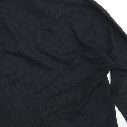 Throttle Man Mens Black   Pullover Jumper Size M