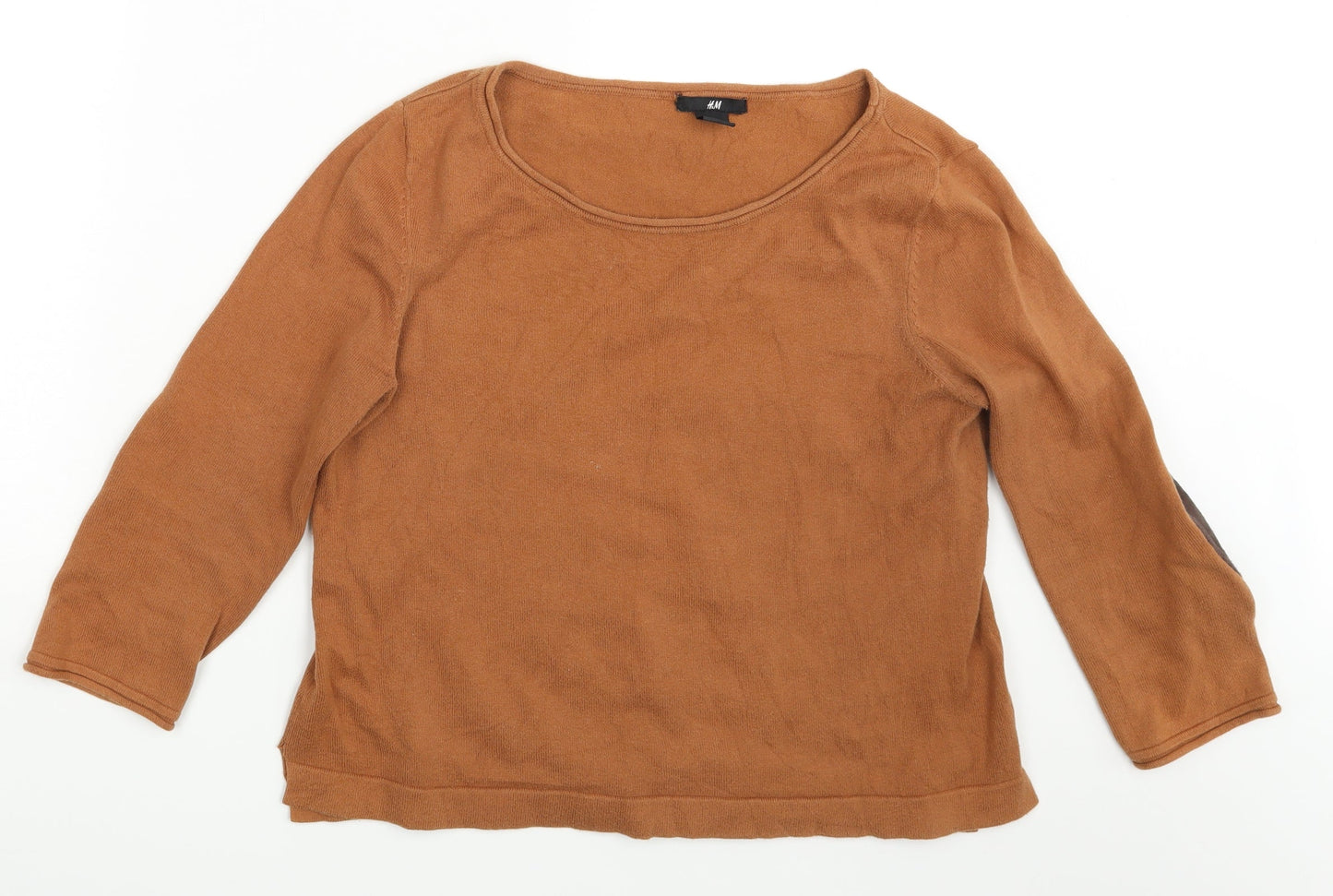 H&M Womens Brown   Pullover Sweatshirt Size M