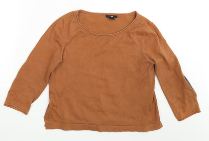 H&M Womens Brown   Pullover Sweatshirt Size M