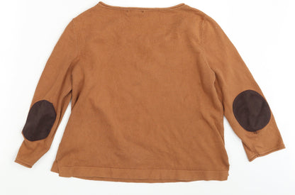 H&M Womens Brown   Pullover Sweatshirt Size M