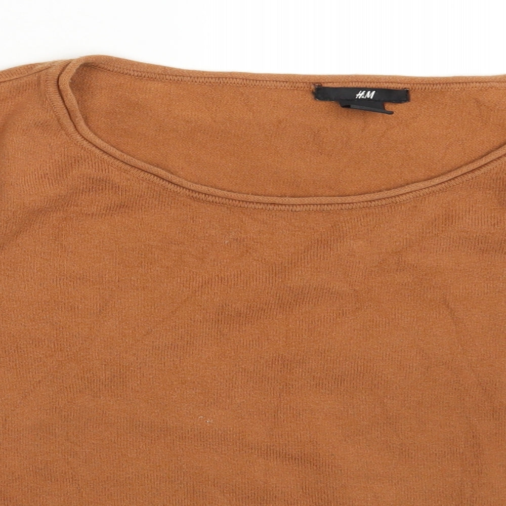 H&M Womens Brown   Pullover Sweatshirt Size M