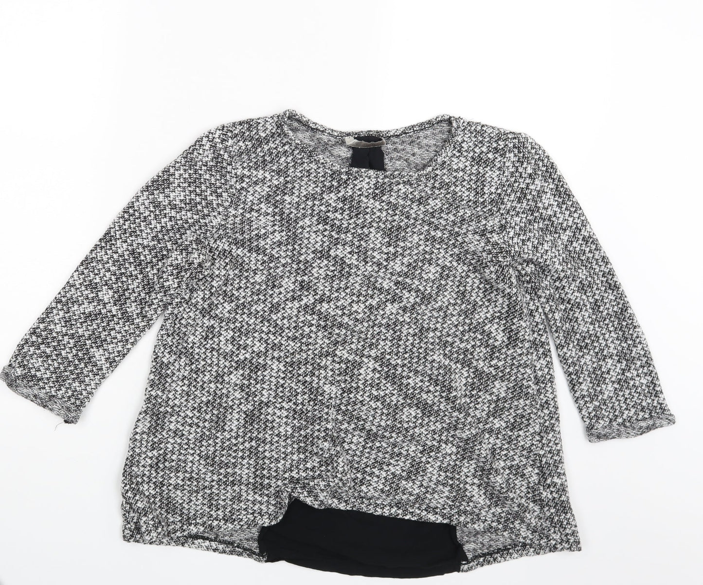 M&S Womens Grey   Basic T-Shirt Size 12