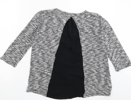 M&S Womens Grey   Basic T-Shirt Size 12