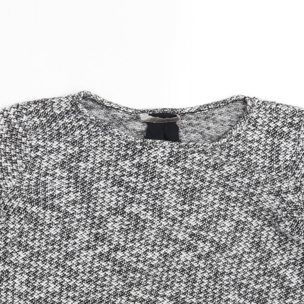 M&S Womens Grey   Basic T-Shirt Size 12