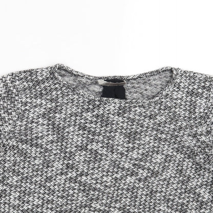 M&S Womens Grey   Basic T-Shirt Size 12