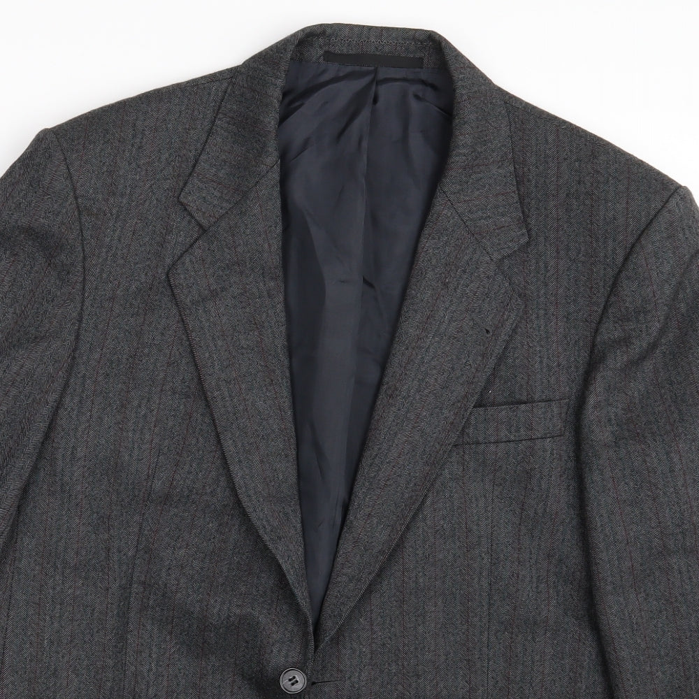 Mens UK Size S Westbury Regular Grey Suit Jacket