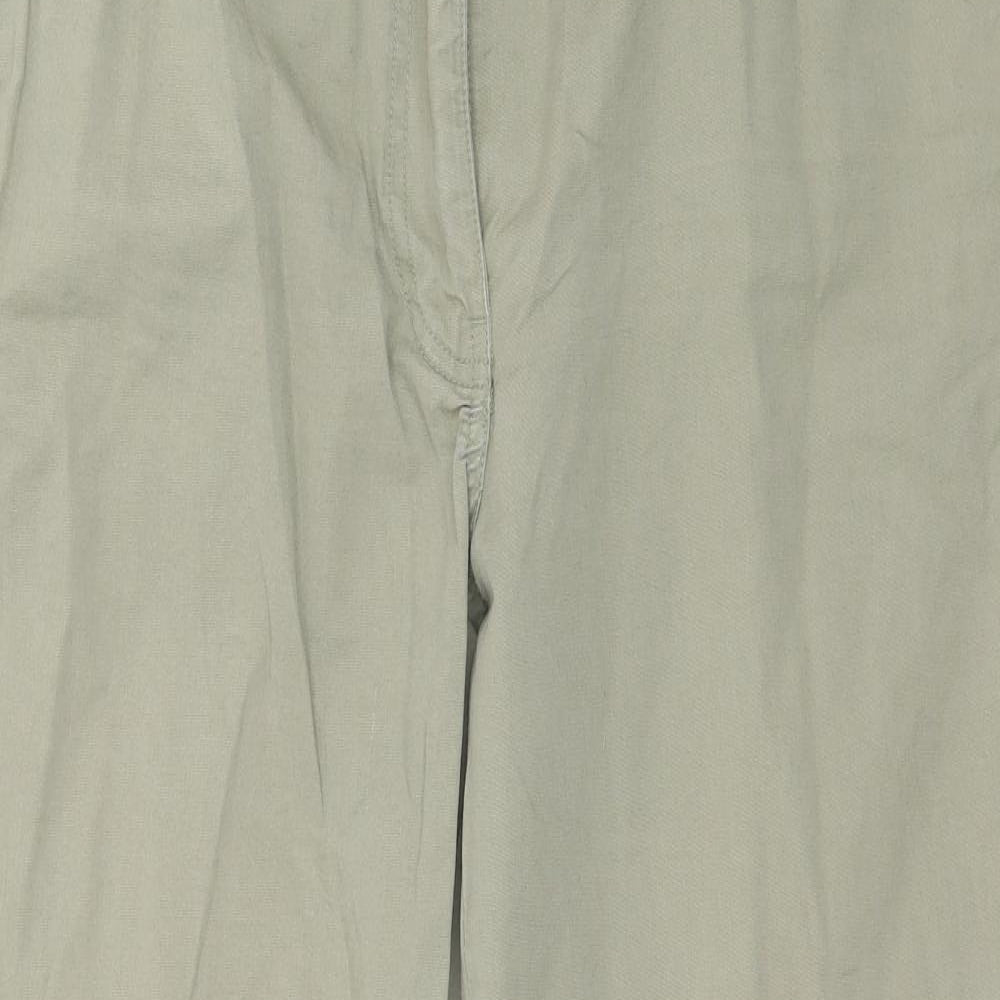 Womens UK Size 16 Papaya Regular Fit  Green Trousers