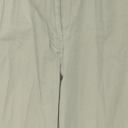 Womens UK Size 16 Papaya Regular Fit  Green Trousers