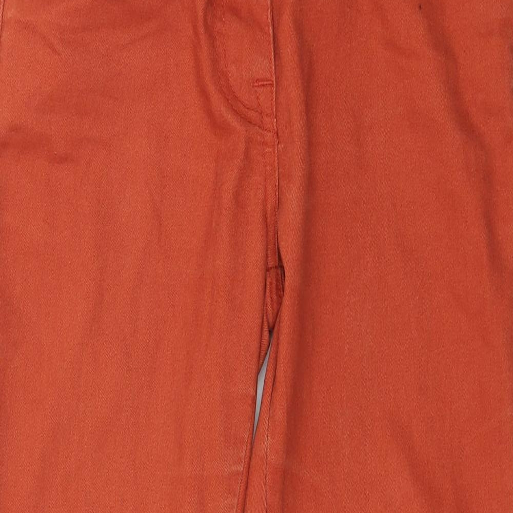 Candy Couture Girls Orange  Denim Skinny Jeans Size 13 Years