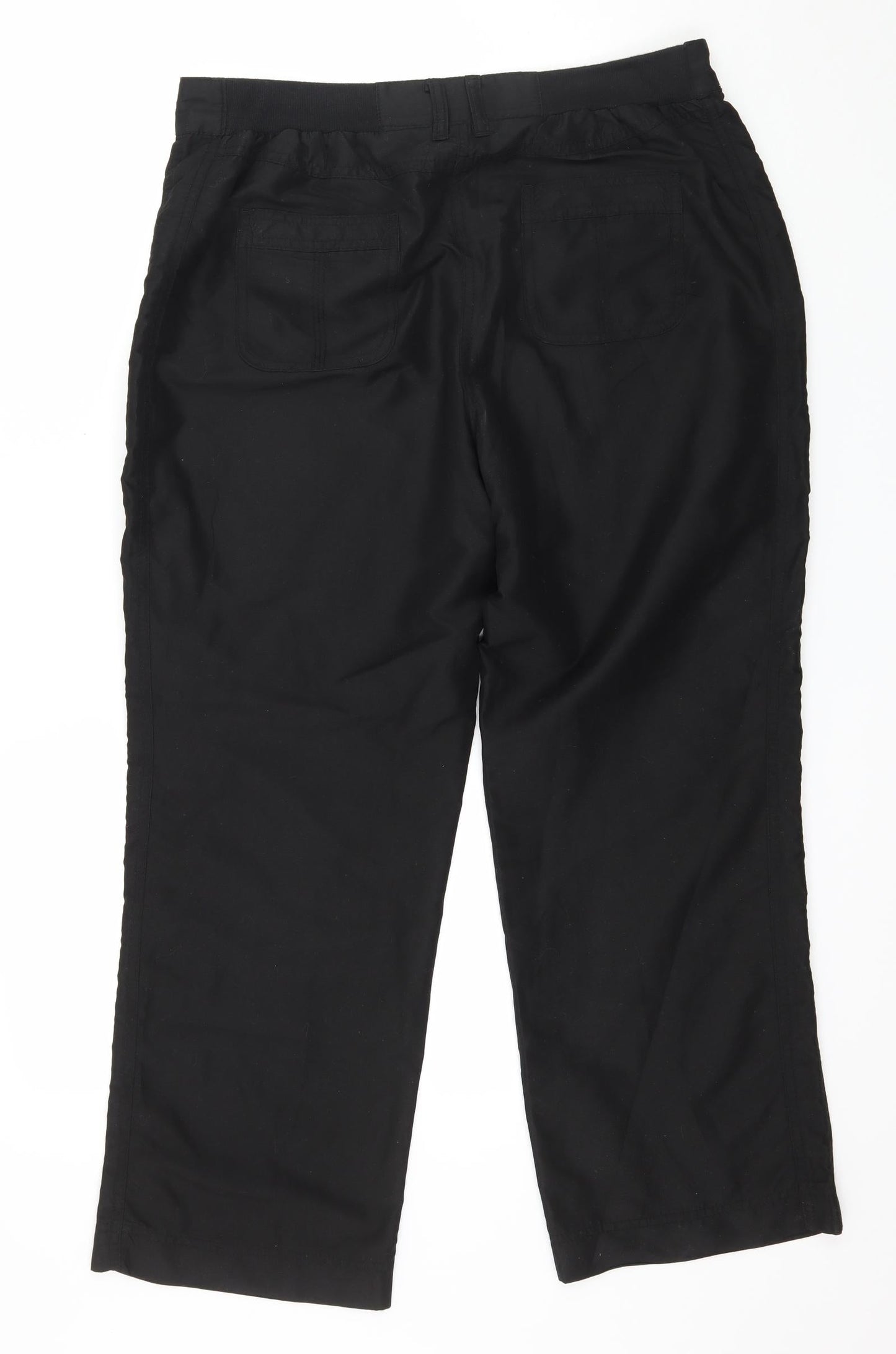 Womens UK Size 14 BHS Regular Fit  Black Trousers