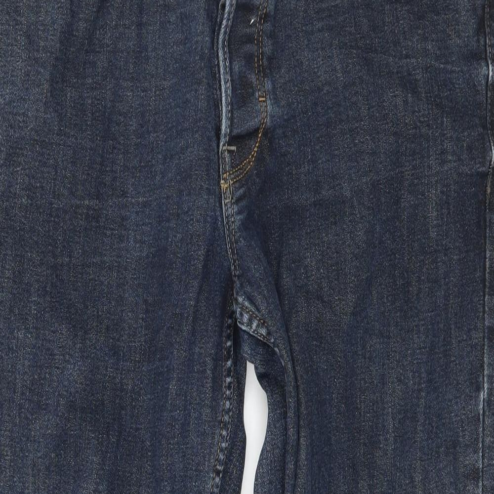George Mens Blue  Denim Straight Jeans Size 32 in L25 in