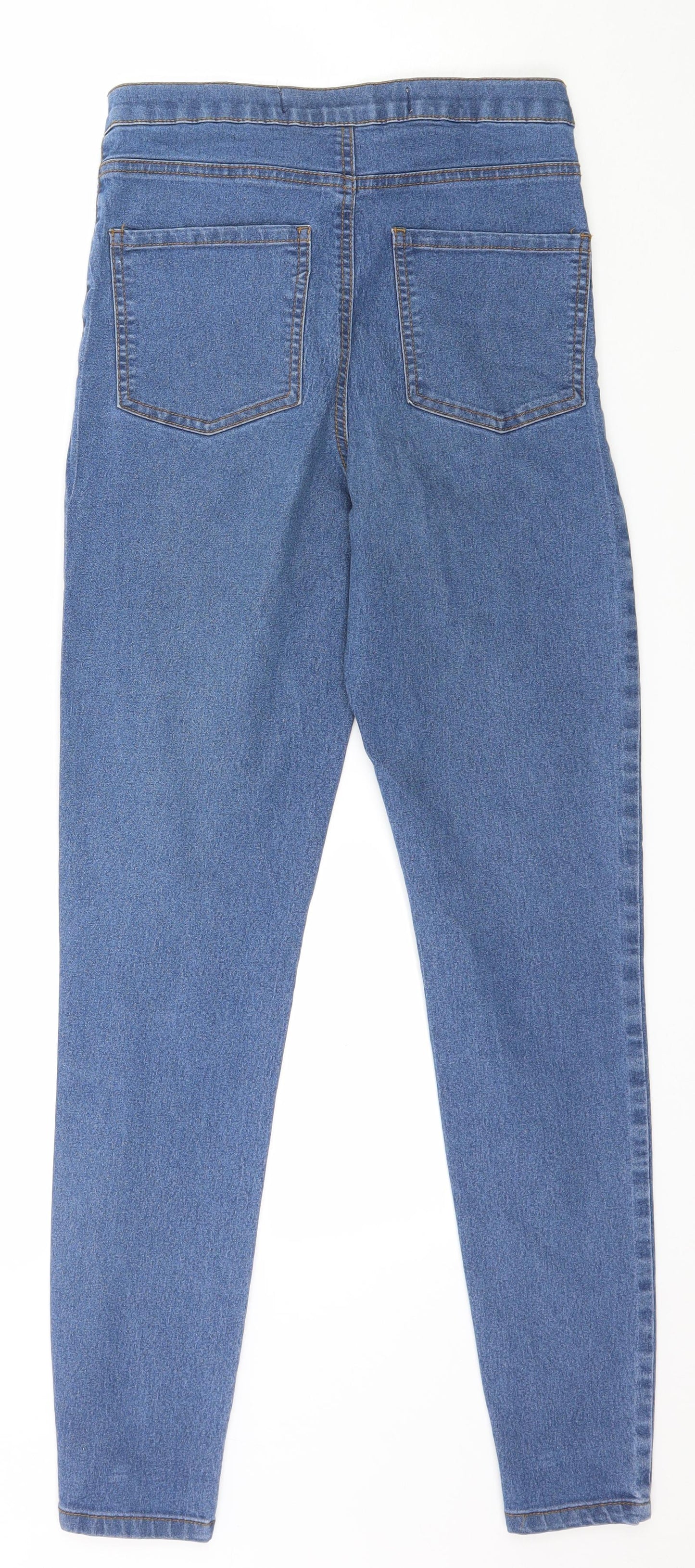 Denim & Co. Womens Blue  Denim Skinny Jeans Size 8 L29 in