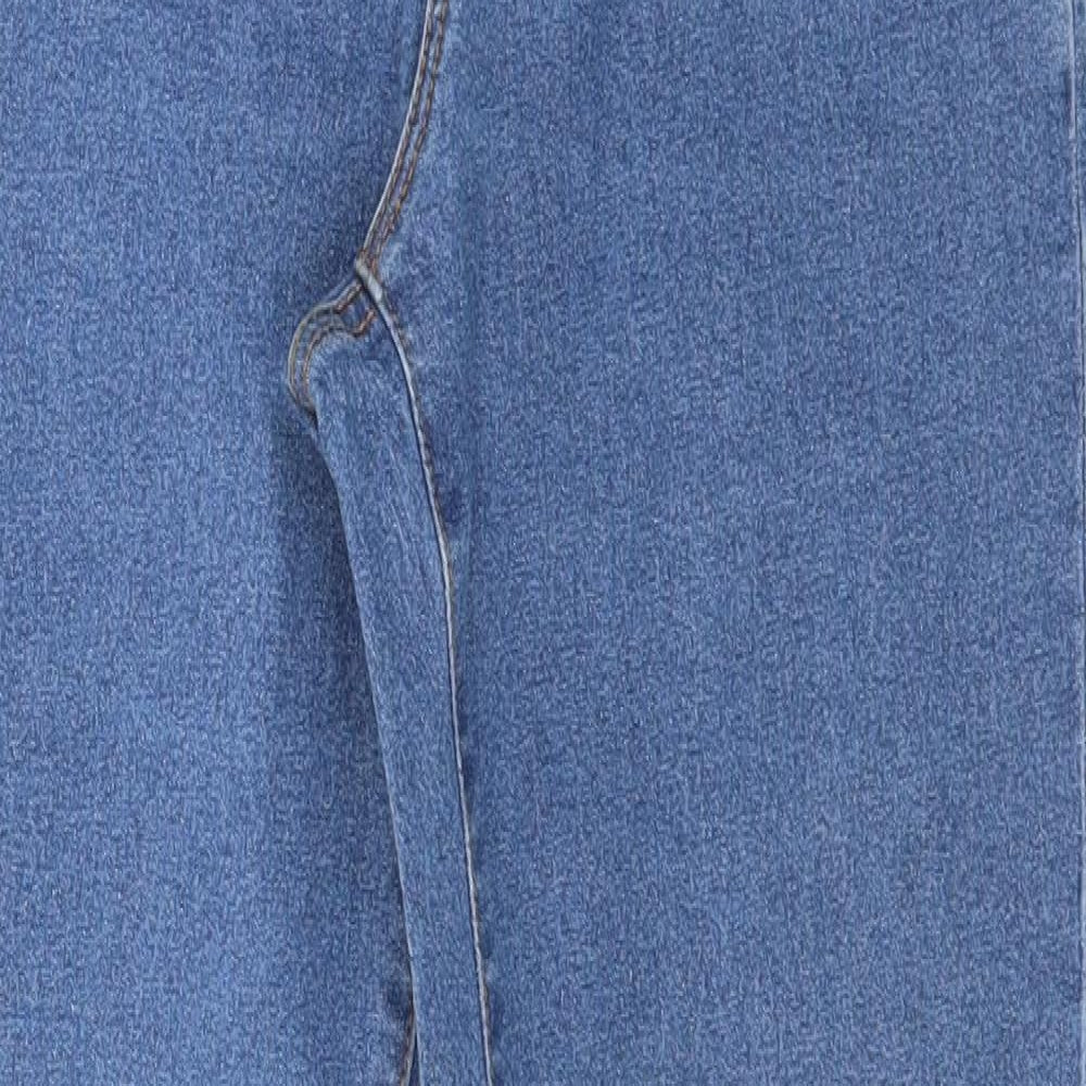 Denim & Co. Womens Blue  Denim Skinny Jeans Size 8 L29 in