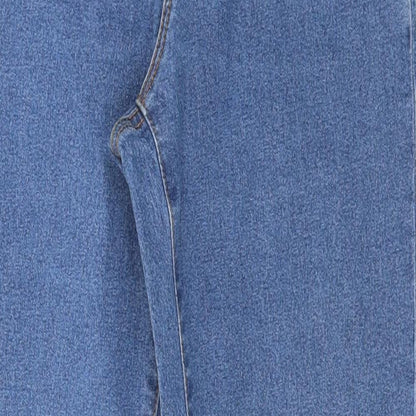 Denim & Co. Womens Blue  Denim Skinny Jeans Size 8 L29 in