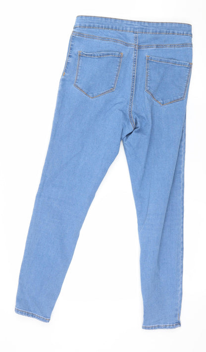 Denim & Co. Womens Blue  Denim Skinny Jeans Size 12 L26 in