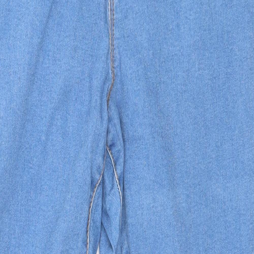 Denim & Co. Womens Blue  Denim Skinny Jeans Size 12 L26 in