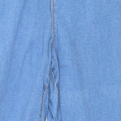 Denim & Co. Womens Blue  Denim Skinny Jeans Size 12 L26 in