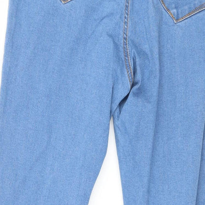 Denim & Co. Womens Blue  Denim Skinny Jeans Size 12 L26 in