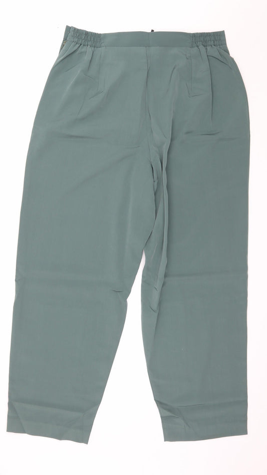 Classics Womens Green   Trousers  Size 18 L26 in
