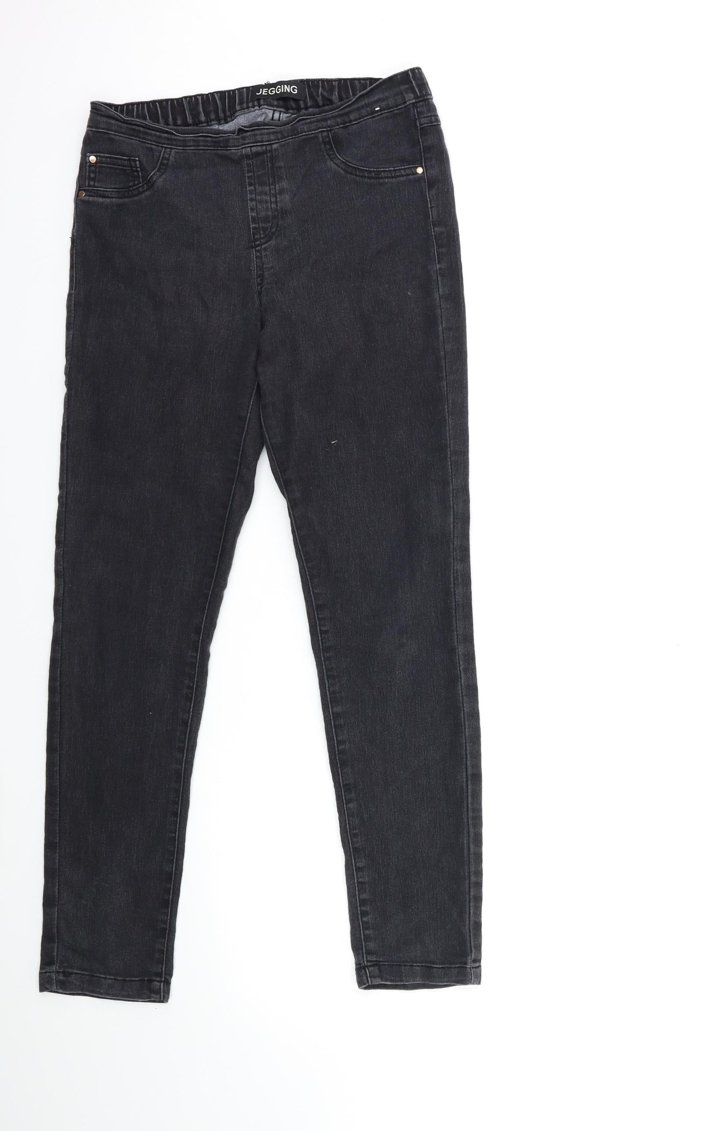 miss evie Girls Black  Denim Jegging Jeans Size 12 Years
