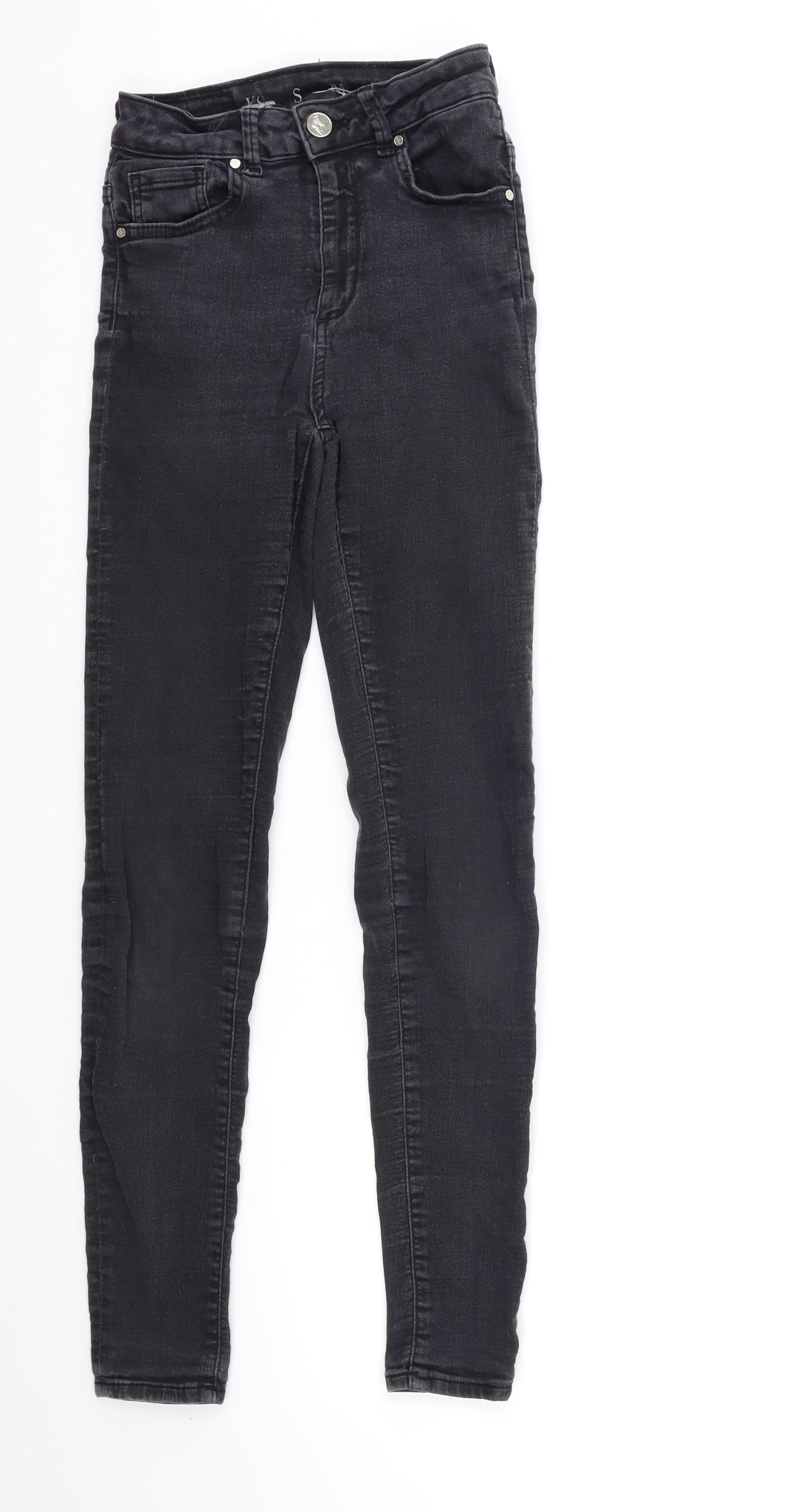 Never Denim Womens Black  Denim Skinny Jeans Size XS L27 in