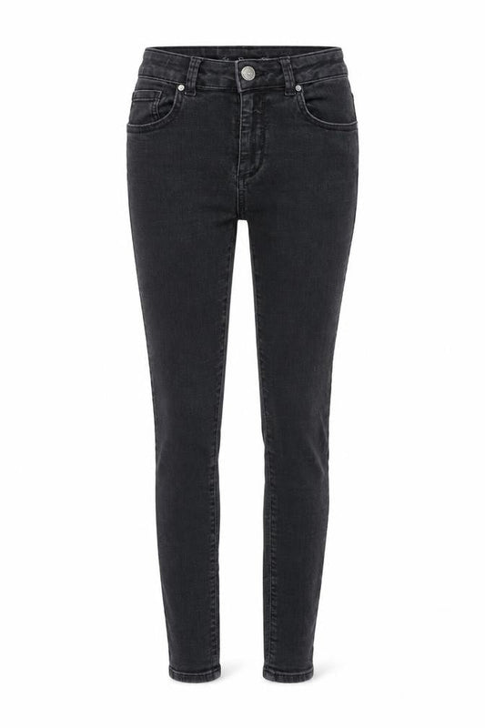 Womens UK Size XS Never Denim Regular Fit Skinny Black Jeans