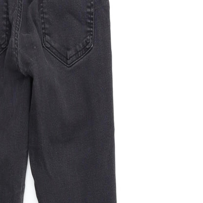 Never Denim Womens Black  Denim Skinny Jeans Size XS L27 in