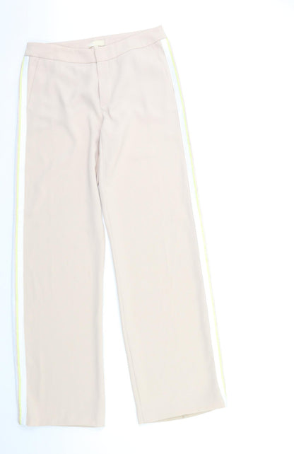 Talk about Womens Beige Striped  Trousers  Size 6 L34 in