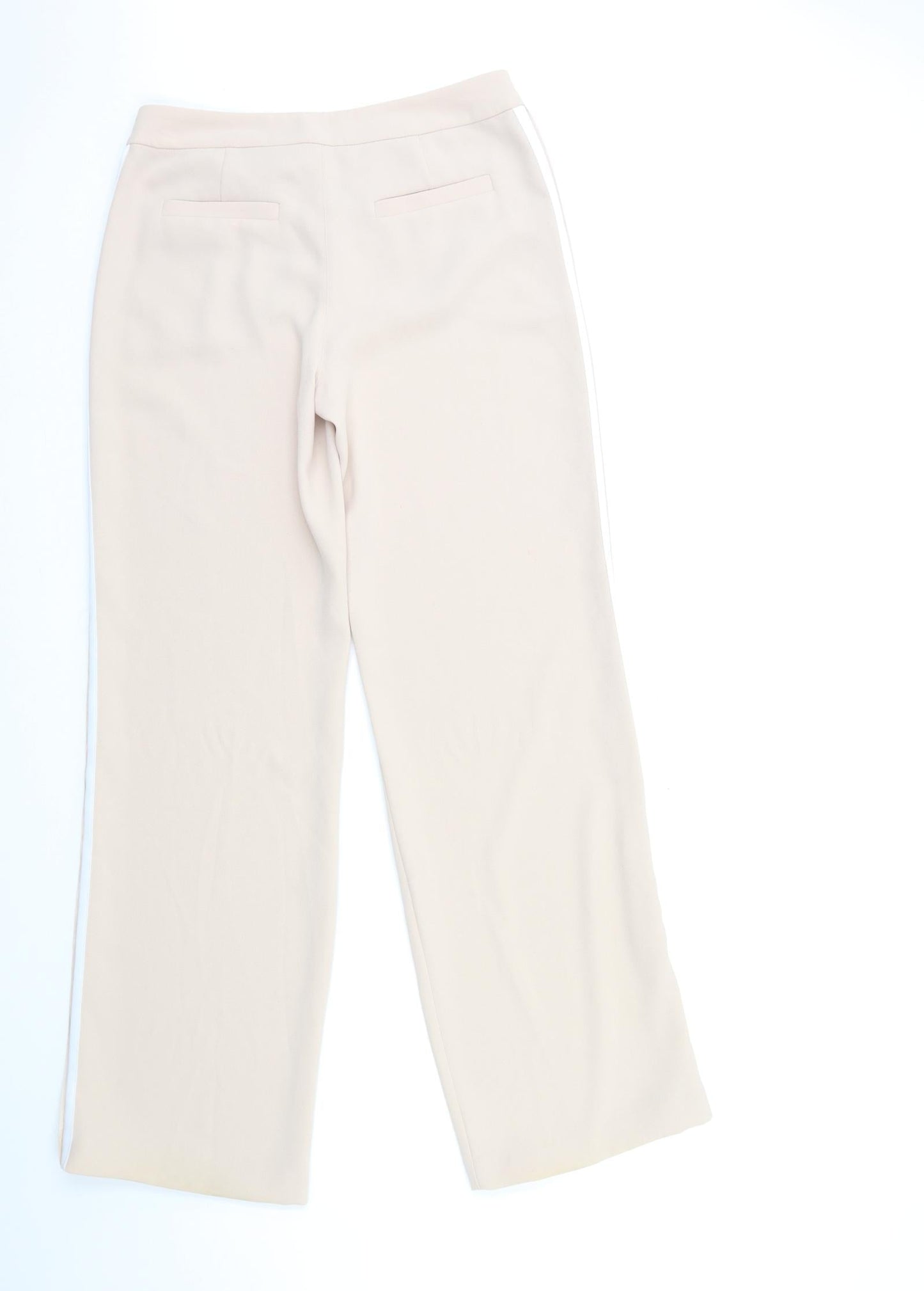 Talk about Womens Beige Striped  Trousers  Size 6 L34 in