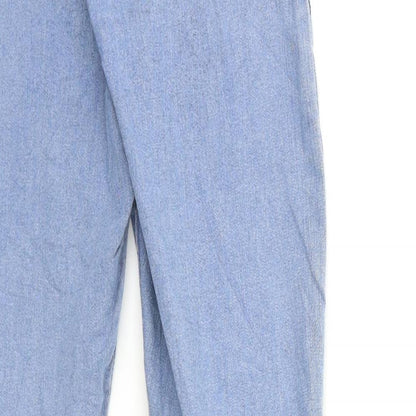 Topshop Womens Blue  Denim Skinny Jeans Size 28 in L30 in