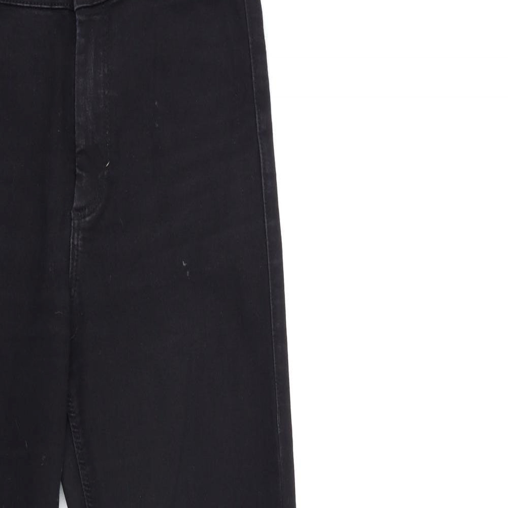 Topshop Womens Black  Denim Skinny Jeans Size 28 in L32 in