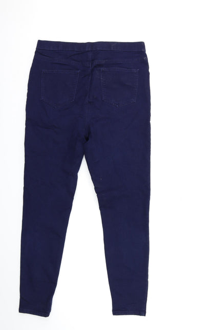 Womens UK Size 12 Papaya Regular Fit Jegging Blue Jeans