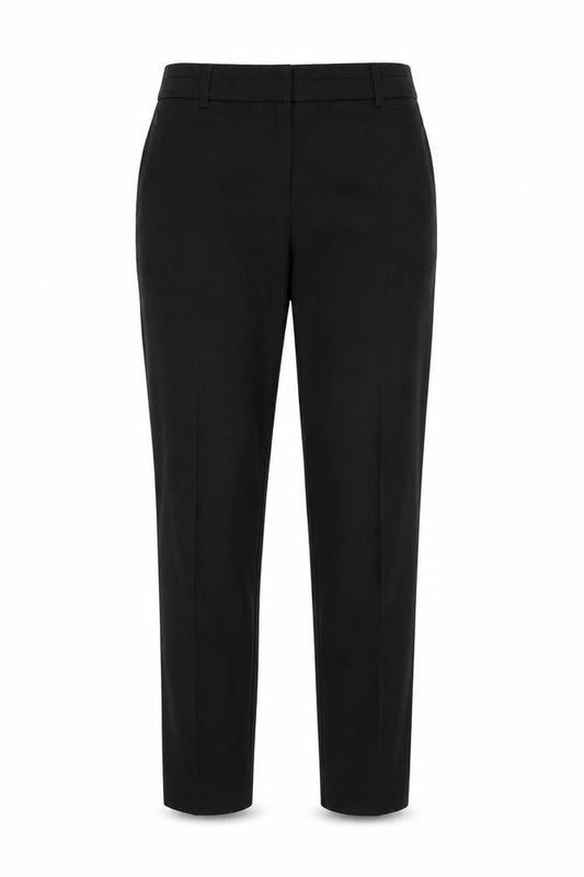 Front view of Atmosphere women’s black trousers, size UK 12, 26-inch leg